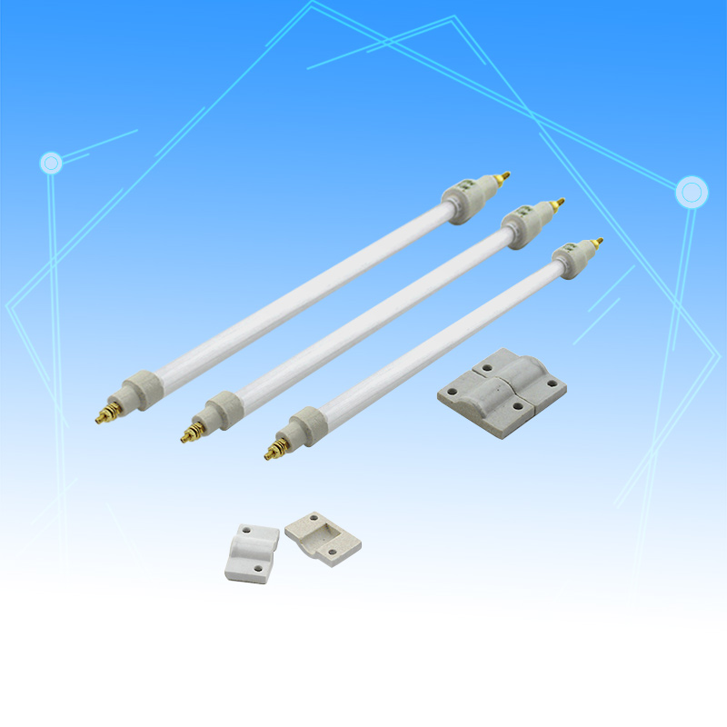 Infrared vacuum heating tube